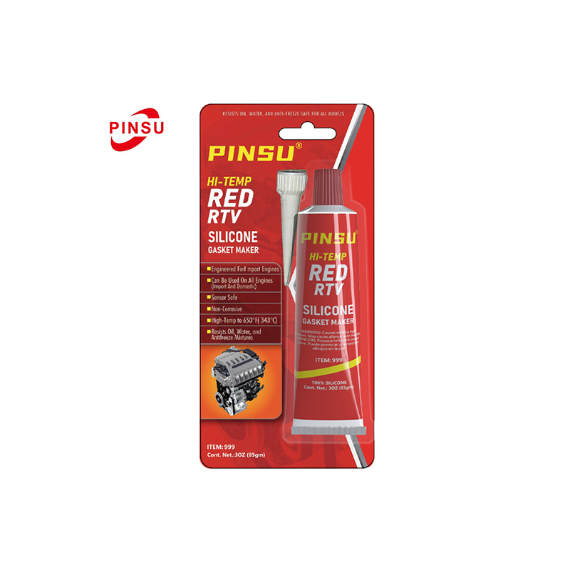 PINSU-RTV High Temperature Resistant Silicone Gasket Seal - Automotive/Industrial Grade Waterproof Sealant