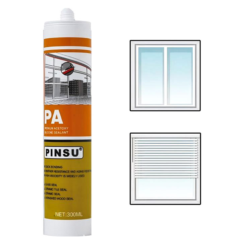 PINSU-PA Fast Cure Waterproof & Mold Resistant Acetic Silicone Sealant for Bathroom & Kitchen PINSU-PA Fast Cure Waterproof & Mold Resistant Acetic Silicone Sealant for Bathroom & Kitchen